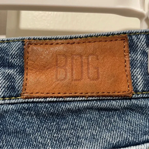 Urban Outfitters BDG jessye two toned mid rise true straight leg jeans 24 - Picture 11 of 16